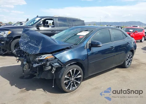 2017 Toyota Corolla Xse z USA, uszkodzony, nr VIN 2T1BURHE2HC872439